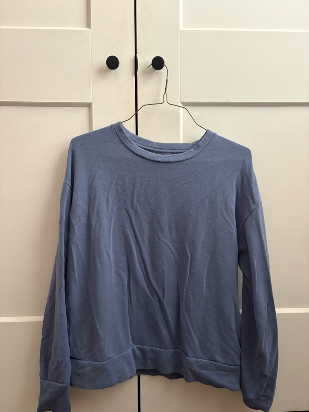 aerie Offline Pullover in Dusty Blue